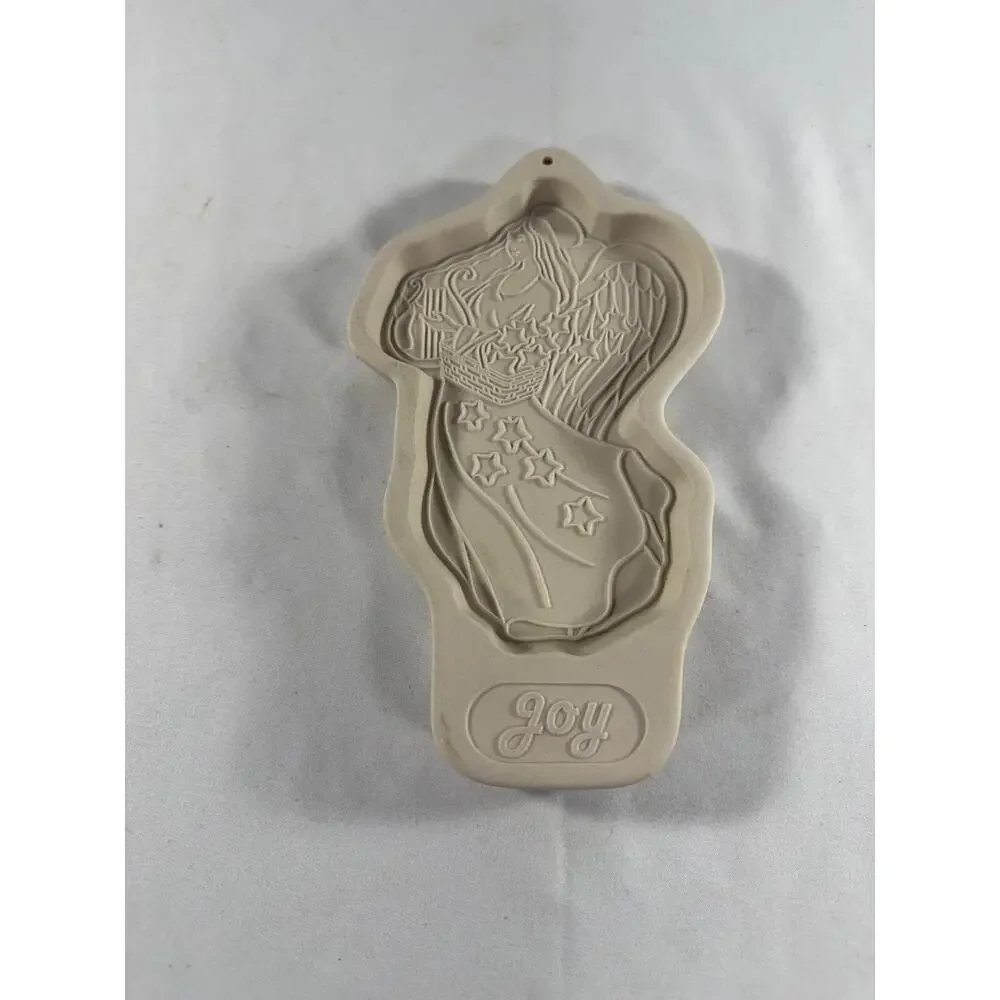1996 Longaberger Pottery Joy Angel Series Cookie Mold New